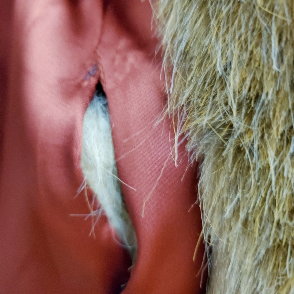 VINTAGE Faux Mink Coat Fully Lined Size M/L - Picture 5 of 5